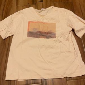 Tan Artsy T-shirt